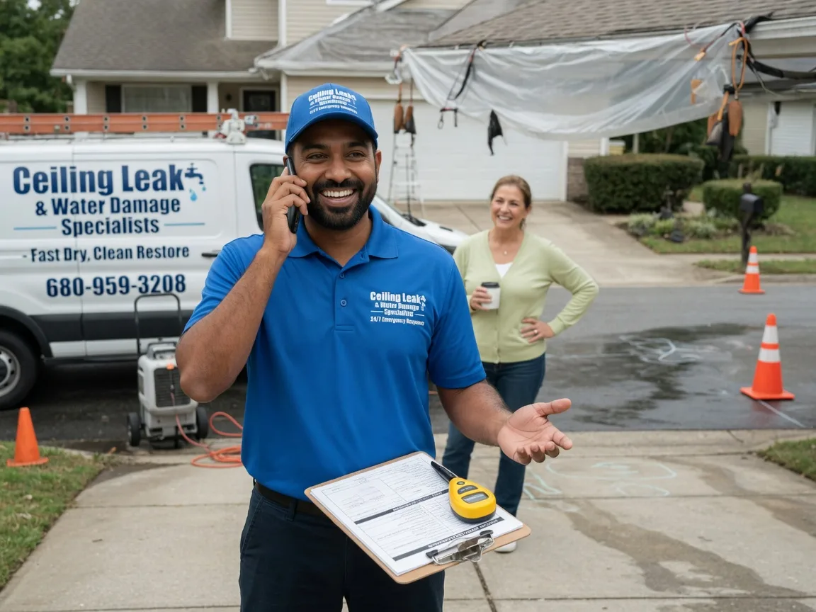 Ceiling Leak Cleanup Brush Creek, TN FAQs